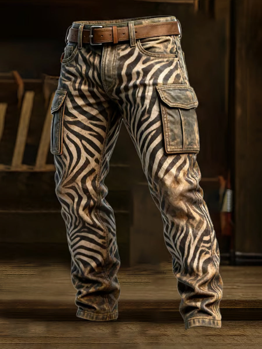 Herren Retro Business Style Freizeit hose