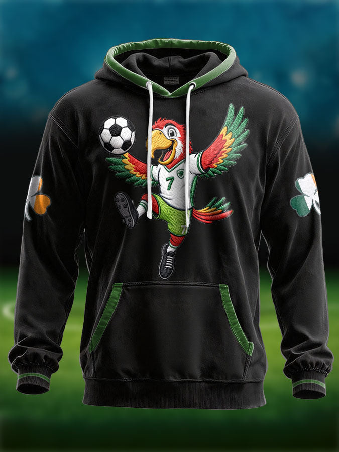 Unisex Ireland Football Lover 2026 Printed Hoodie