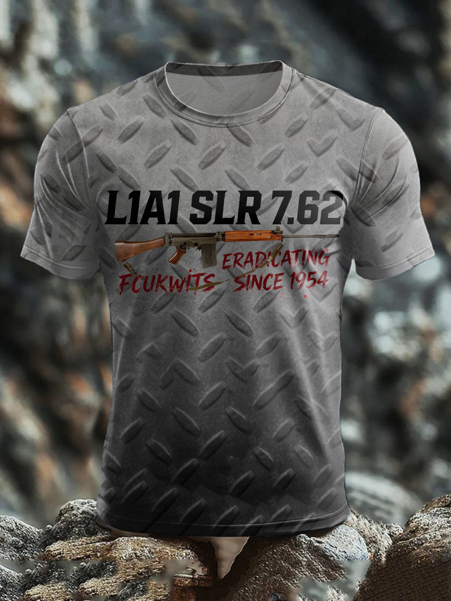 Men's SLR Gun L1AL 7.62 Printed short sleeves t-shirt