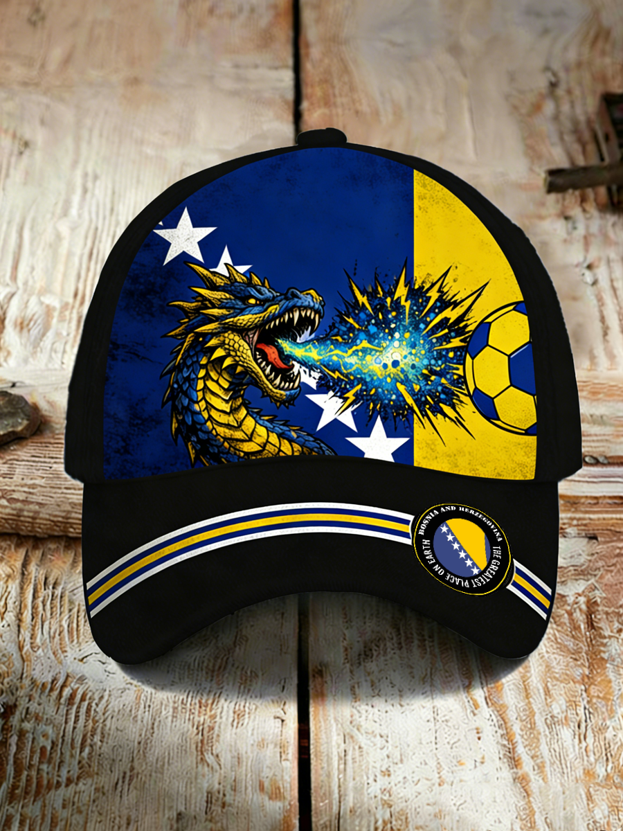 Unisex Bosnien ZMAJEVI Fußballfan Bedruckter Hut