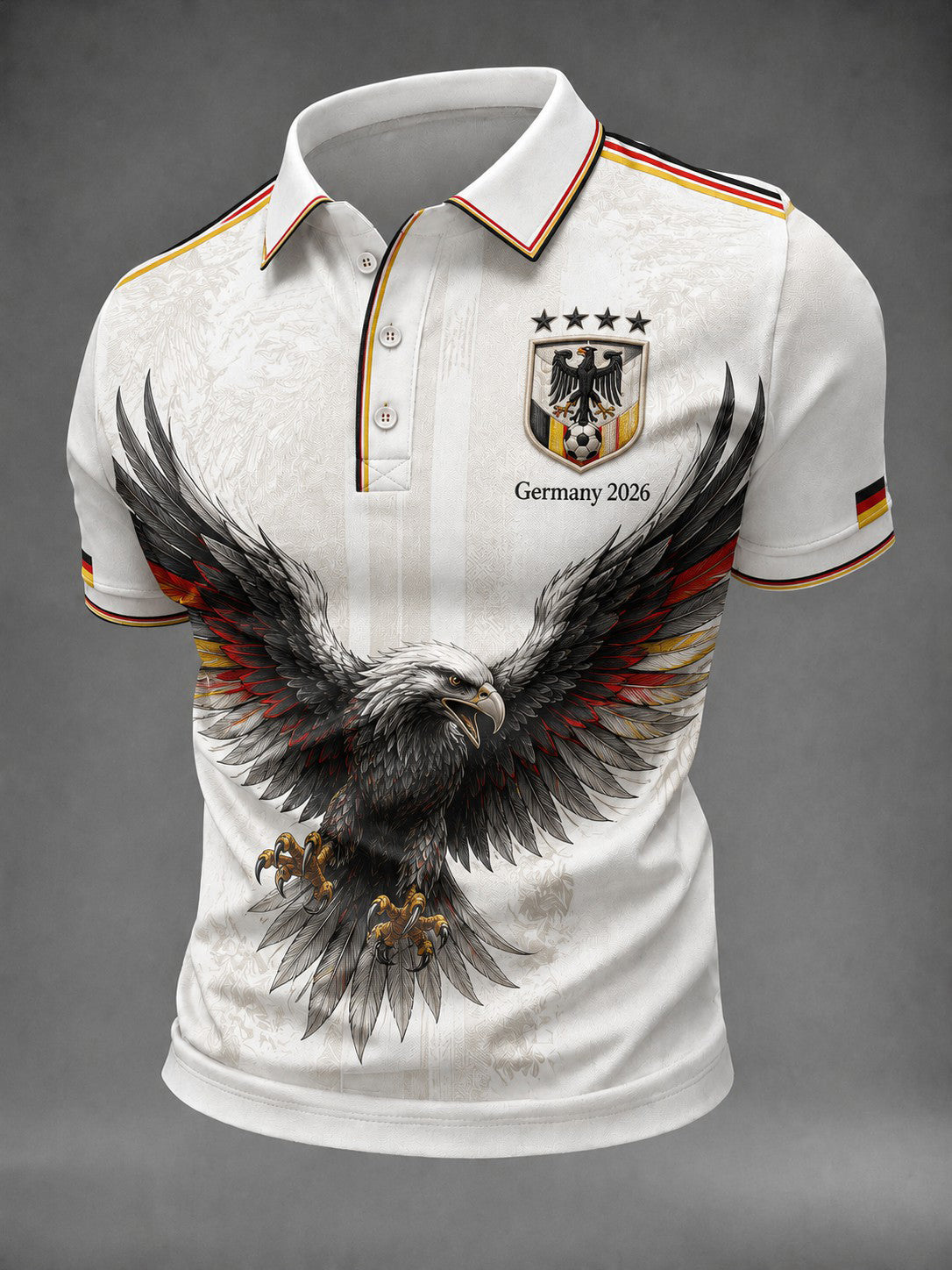 Herren-Fußballshirt mit Deutschland-Druck