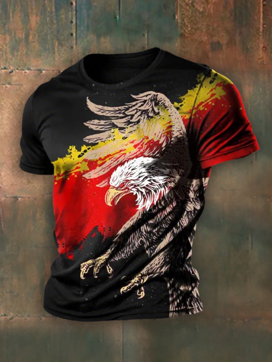 Männer Deutschland Grafik gedruckt Kurzarm T-Shirt
