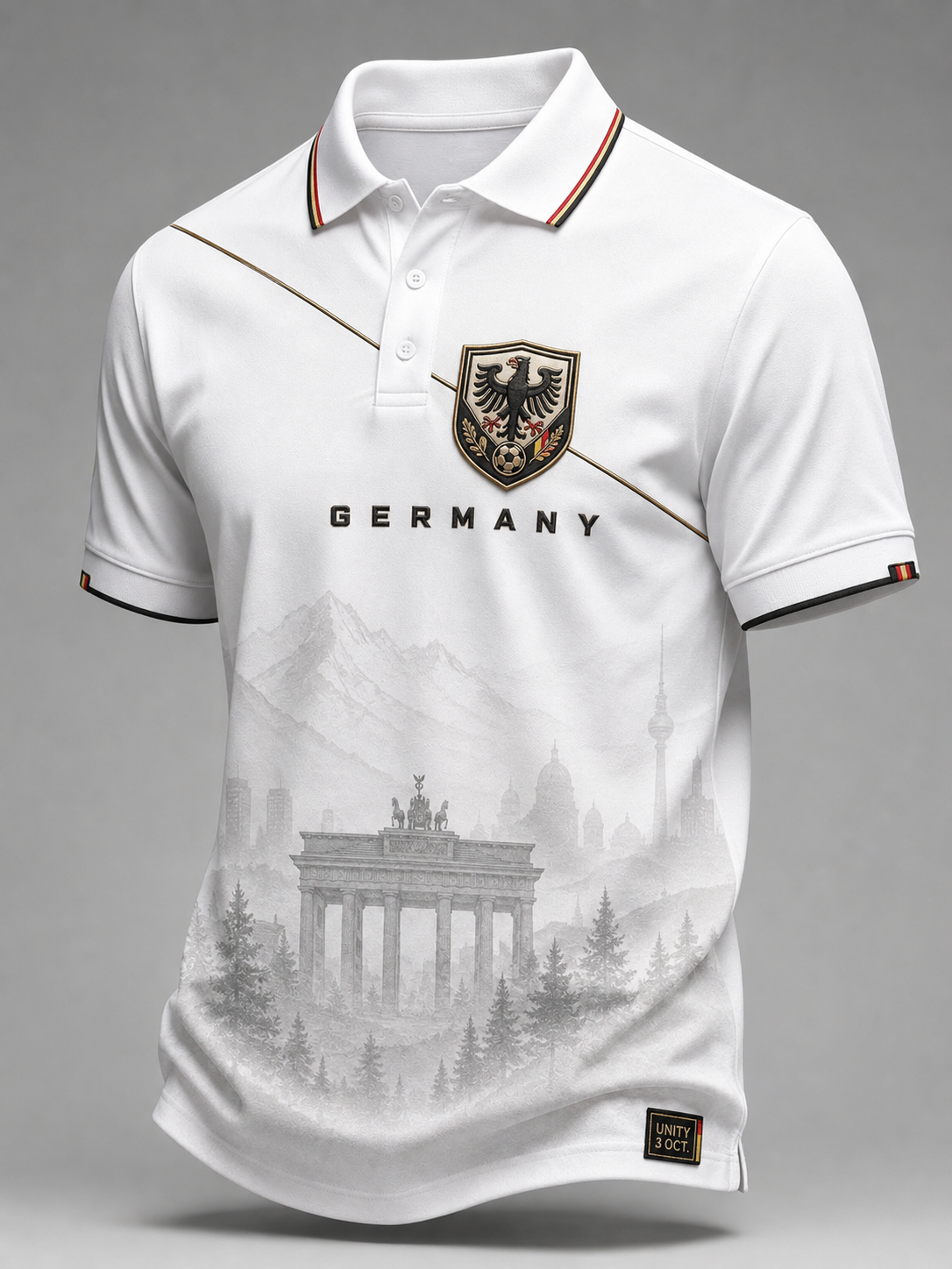 Herren-T-Shirt zum Tag der Deutschen Einheit mit kurzen Ärmeln