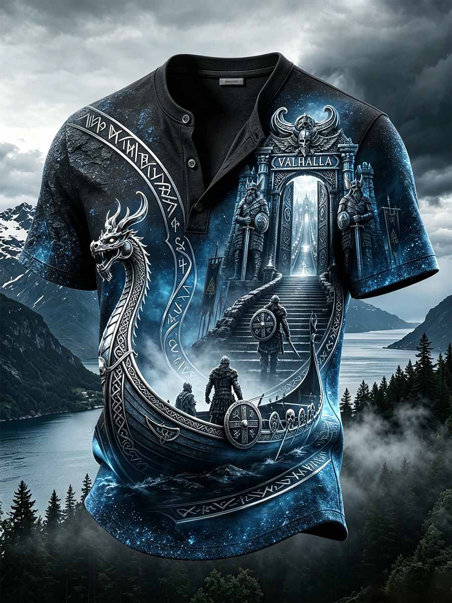 Herren Eis Baumwolle Sommer Casual Beach Shirt Kurzarm