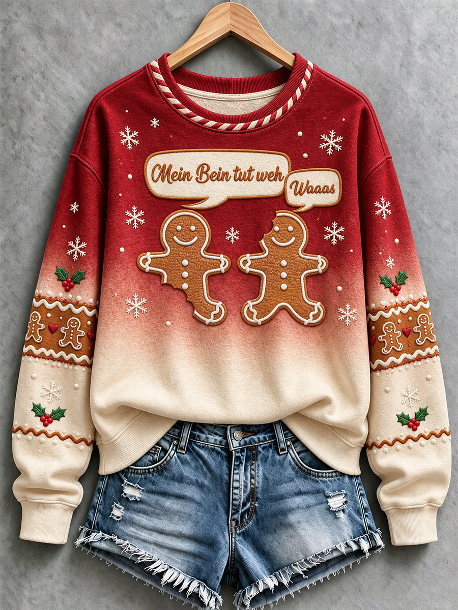 Women's Christmas Print Casual Sweatshirt