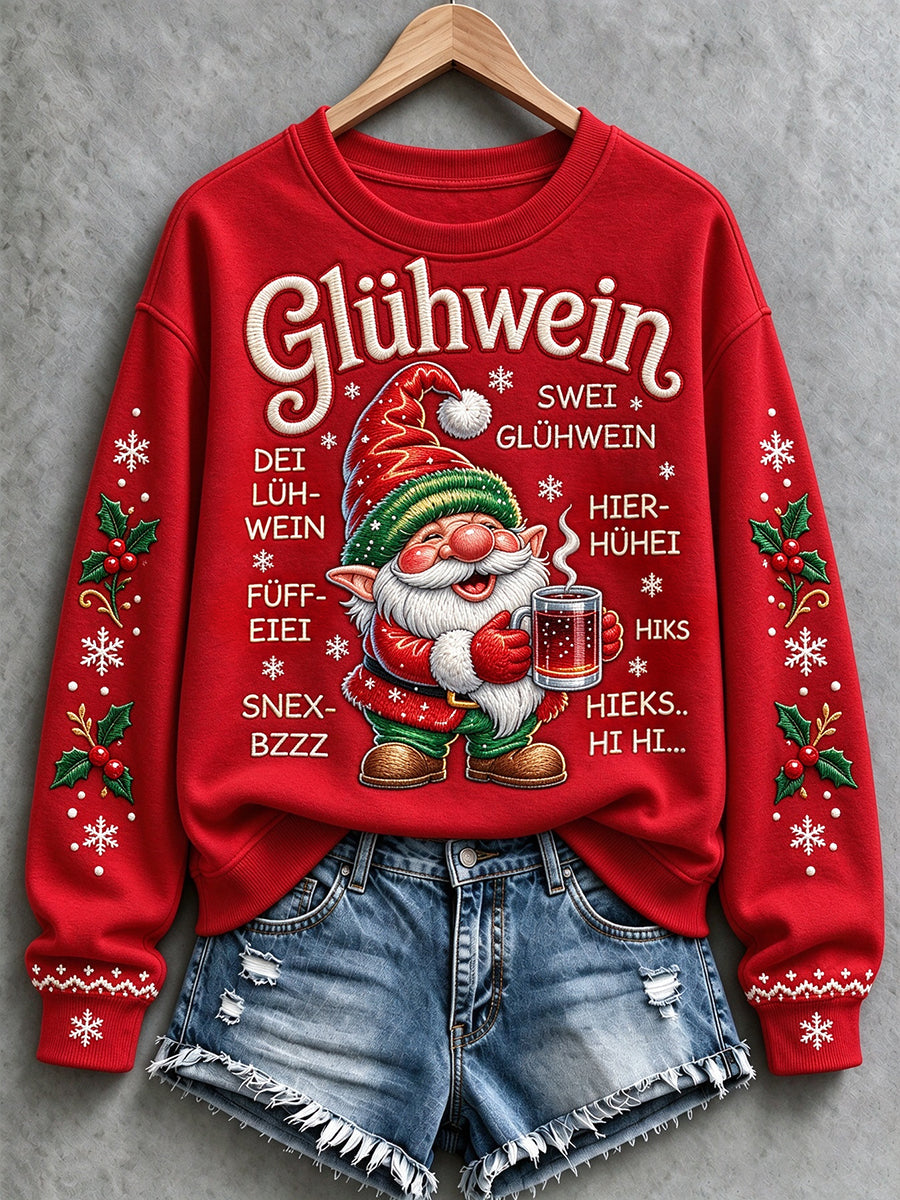 Women's Christmas Print Casual Sweatshirt