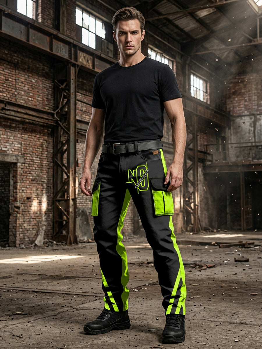 Herren-Retro-Urlaub Business-Kunstdruck Freizeit-Hose