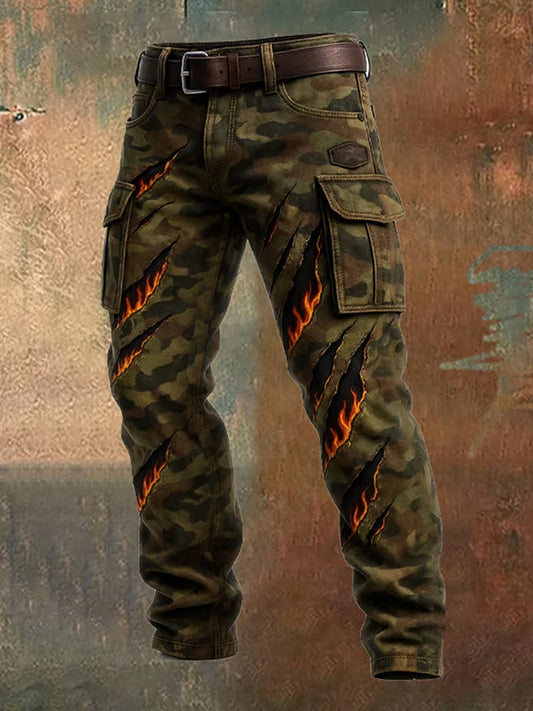 Herren Retro Business Style Freizeit hose