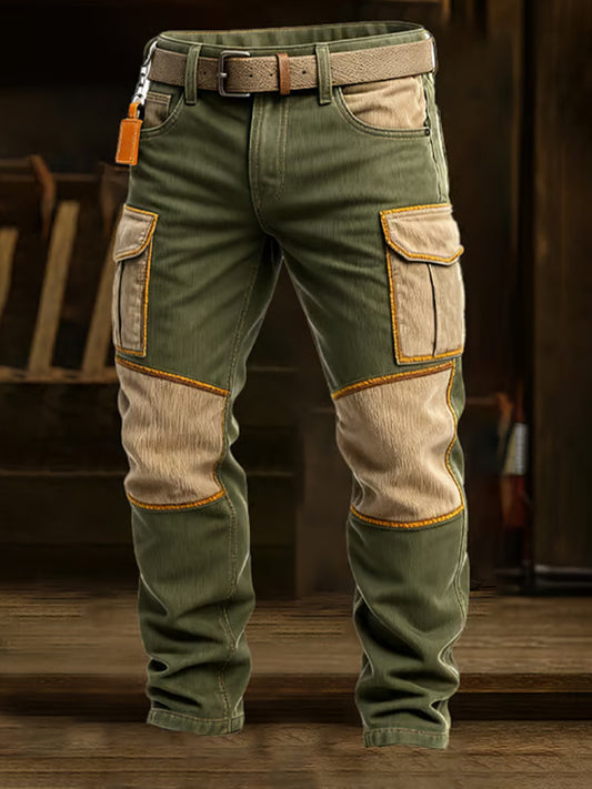 Herren Retro Business Style Freizeit hose