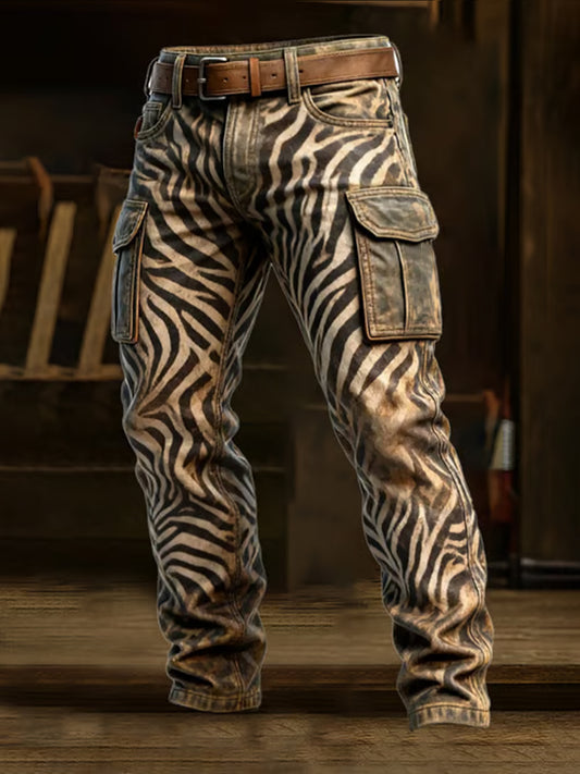 Herren Retro Business Style Freizeit hose