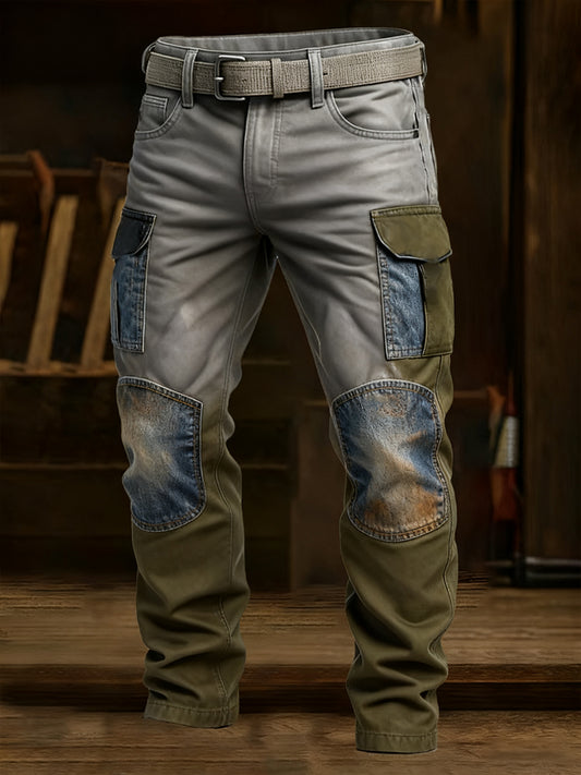 Herren Retro Business Style Freizeit hose