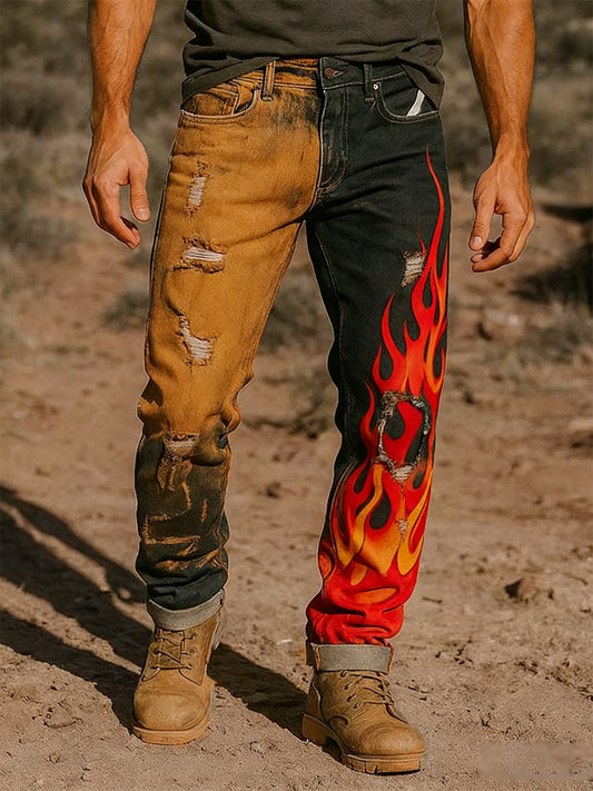 Herren Retro Business Style Freizeit hose