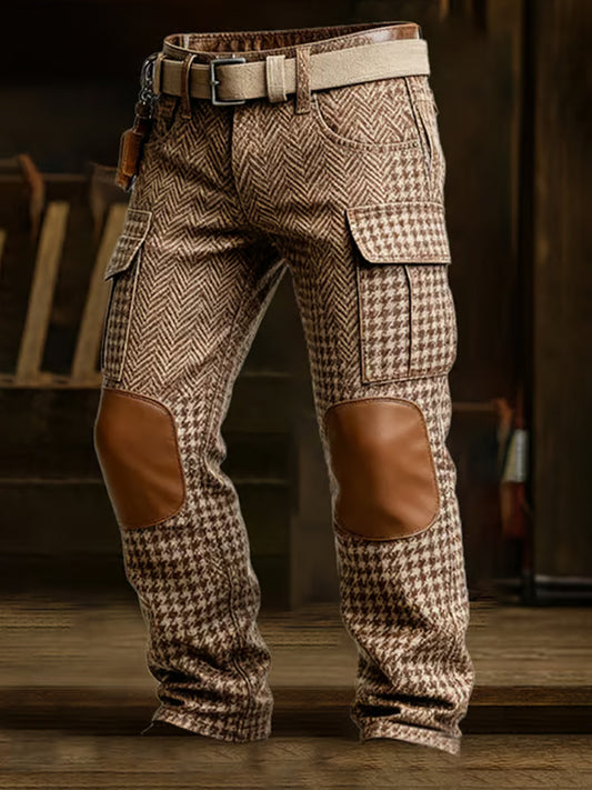 Herren Retro Business Style Freizeit hose