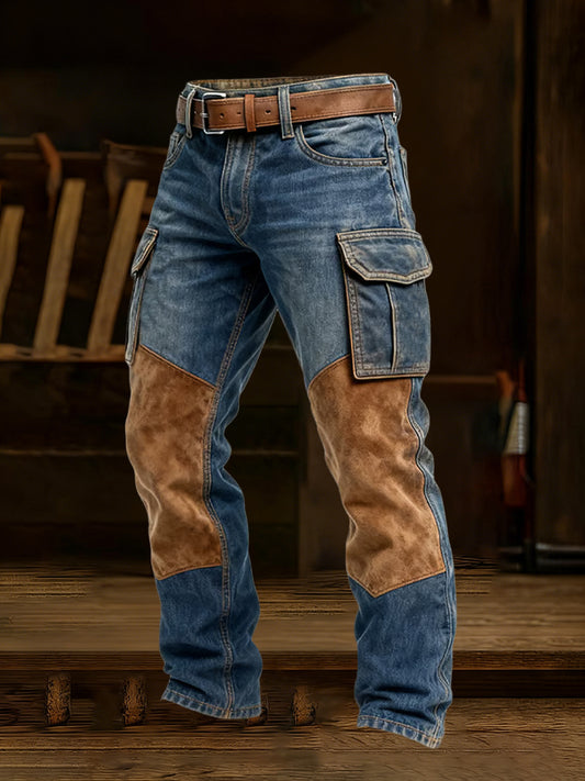 Herren Retro Business Style Freizeit hose