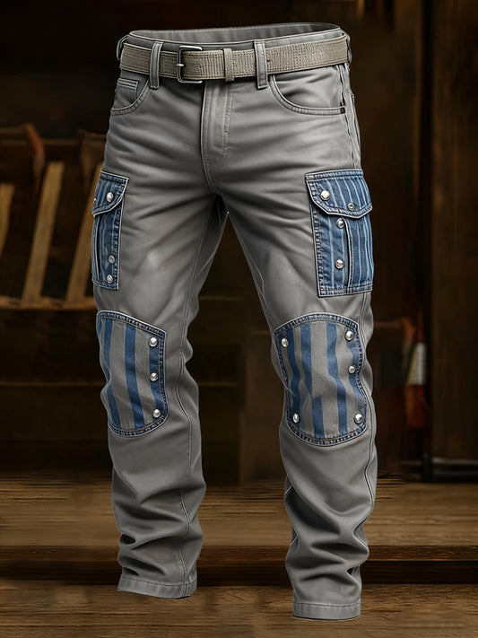 Herren Retro Business Style Freizeit hose