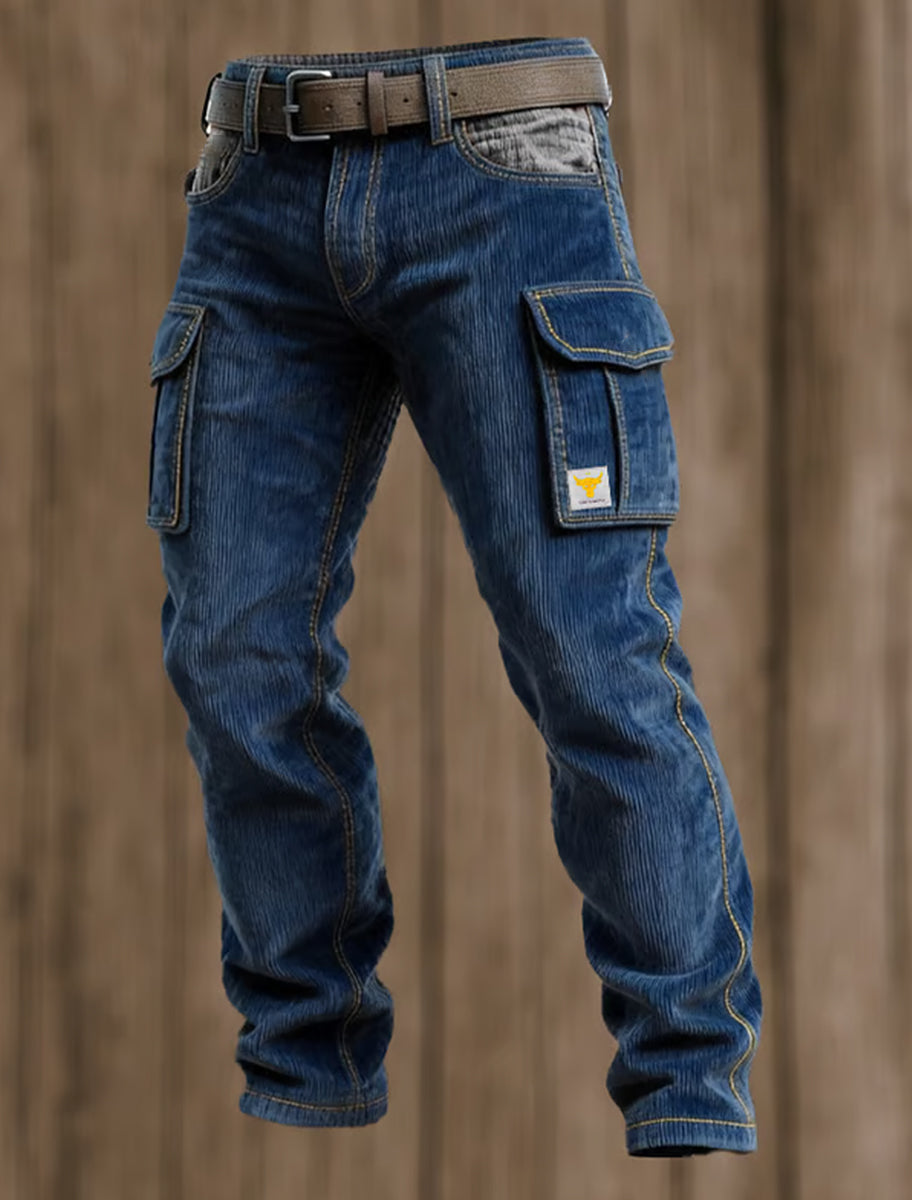 Herren Retro Business Style Freizeit hose