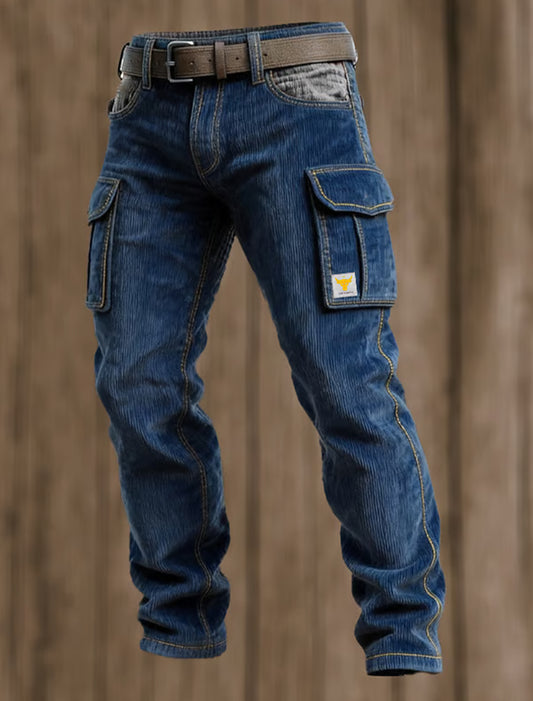 Herren Retro Business Style Freizeit hose