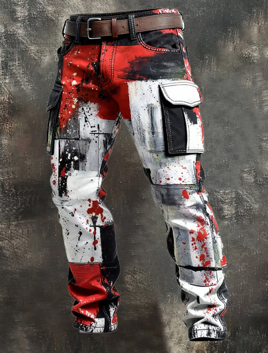 Herren Retro Business Style Freizeit hose