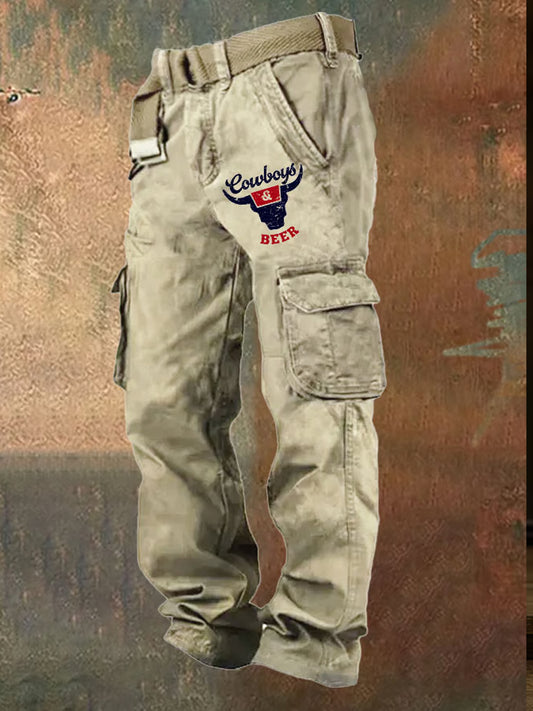 Herren Retro Business Style Freizeit hose