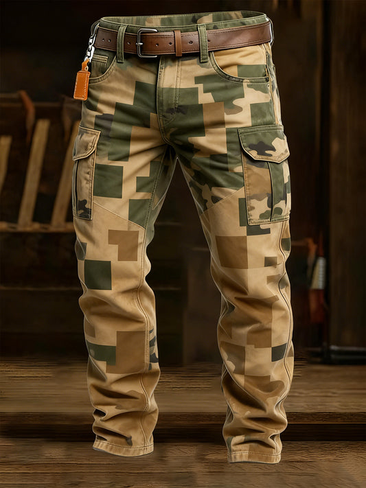 Herren Retro Business Style Freizeit hose