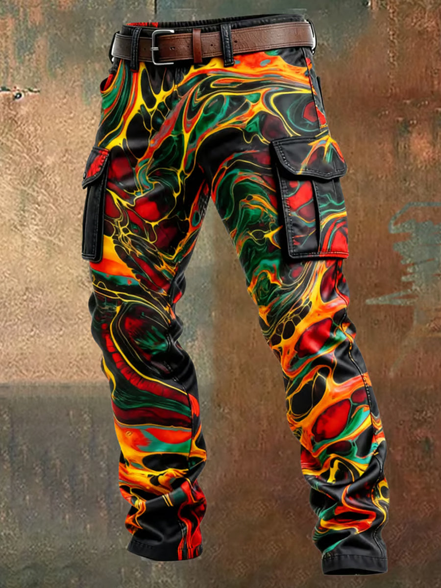 Herren Retro Business Style Freizeit hose