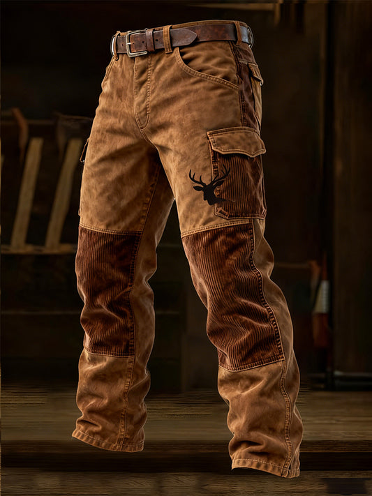 Herren Retro Business Style Freizeit hose