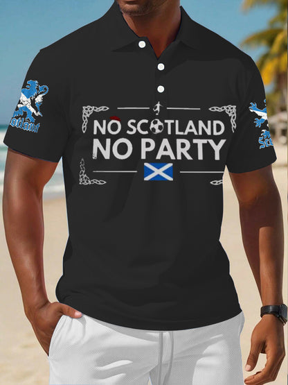 Men's UK Football Lover Scotland polo shirt