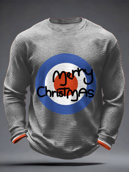 Men's Modfather UK Music Mods Lover Printed Waffle Tops