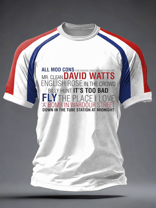 Men's UK Mods Music Lover short sleeve t-shirt