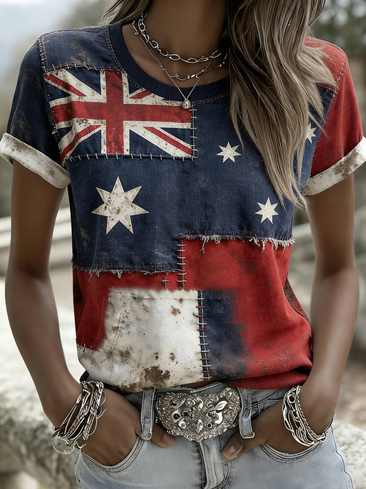 Women's Vintage Australian Holiday Casual Comfortable T-shirt