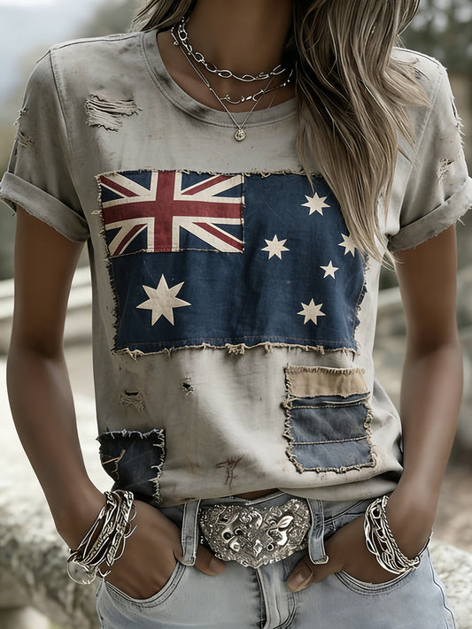Women's Vintage Australian Holiday Casual Comfortable T-shirt