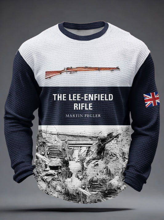 Men's The Lee-Enfield Rifle Waffle Long Sleeve T-Shirt