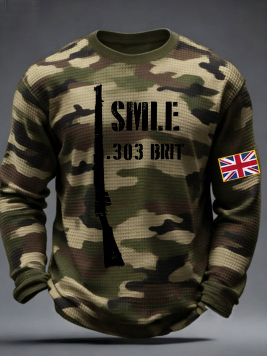 Men's Lee enfield Waffle Long Sleeve T-Shirt