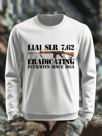 Men's SLR Gun L1AL 7.62 Printed sweater