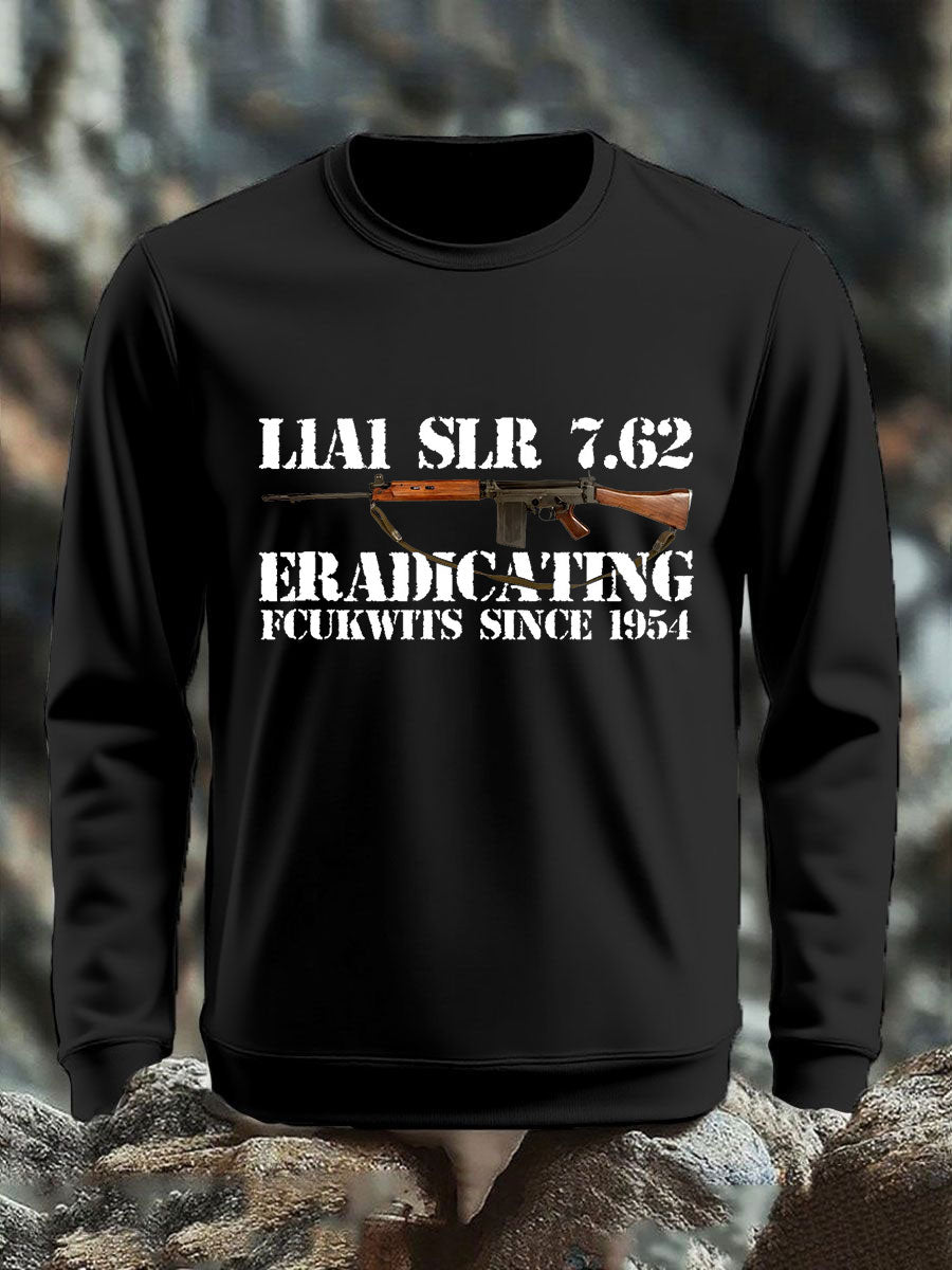 Men's SLR Gun L1AL 7.62 Printed sweater