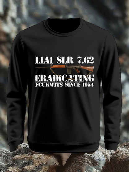 Men's SLR Gun L1AL 7.62 Printed sweater
