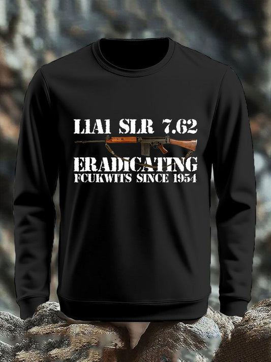 Men's SLR Gun L1AL 7.62 Printed sweater
