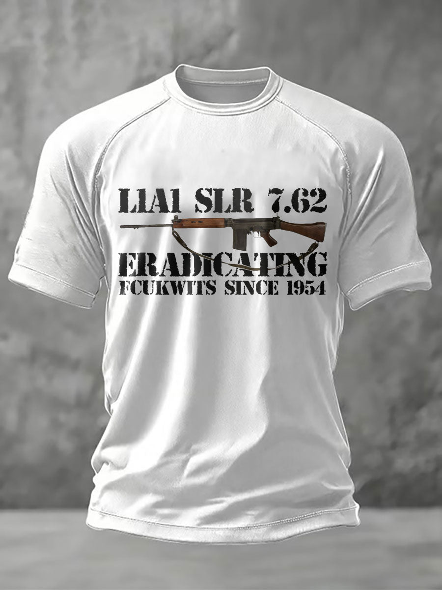 Men's SLR Gun L1AL 7.62 Printed short sleeve t-shirt