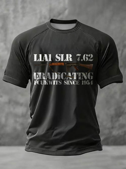 Men's SLR Gun L1AL 7.62 Printed short sleeve t-shirt