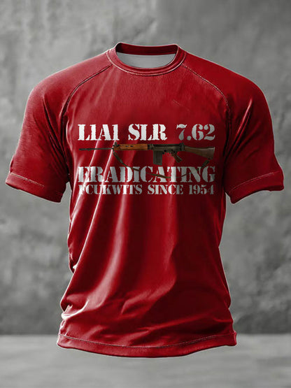 Men's SLR Gun L1AL 7.62 Printed short sleeve t-shirt