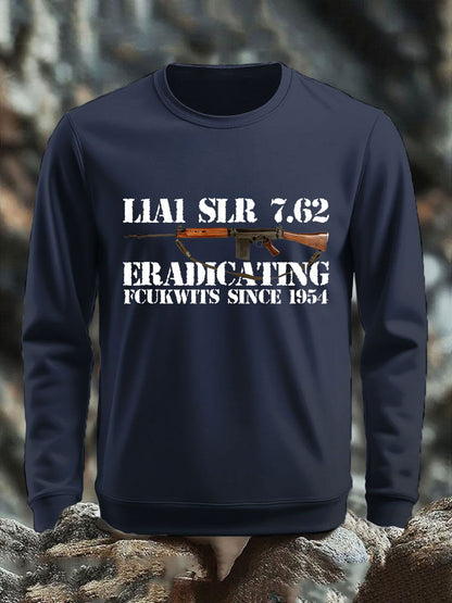 Men's SLR Gun L1AL 7.62 Printed sweater