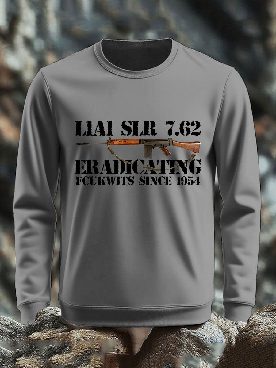 Men's SLR Gun L1AL 7.62 Printed sweater