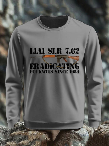 Men's SLR Gun L1AL 7.62 Printed sweater