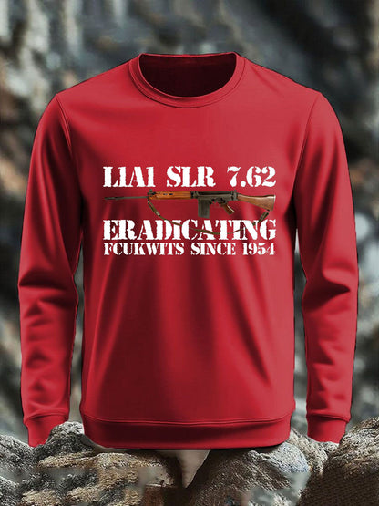 Men's SLR Gun L1AL 7.62 Printed sweater