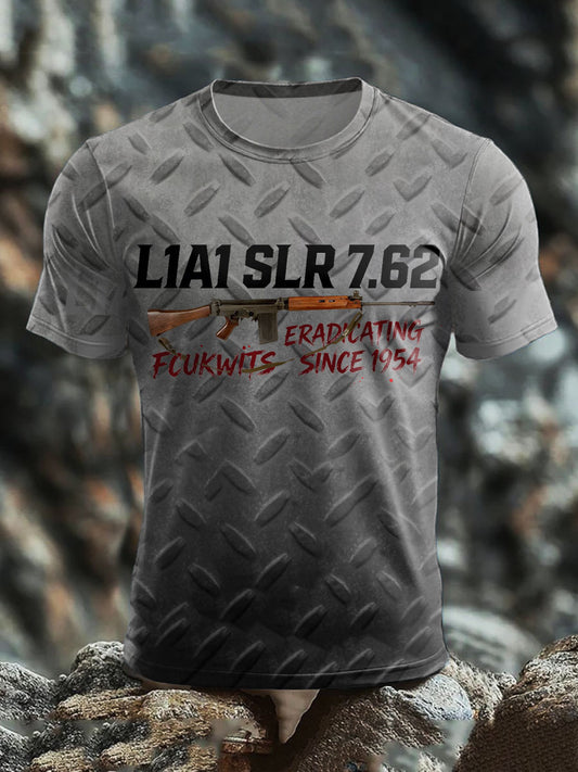 Men's SLR Gun L1AL 7.62 Printed short sleeves t-shirt