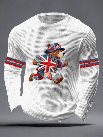 Men's British Style Waffle Top