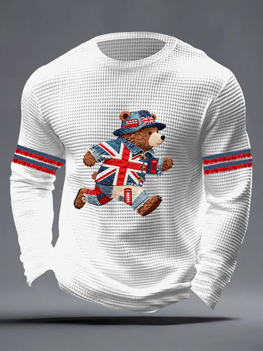 Men's British Style Waffle Top