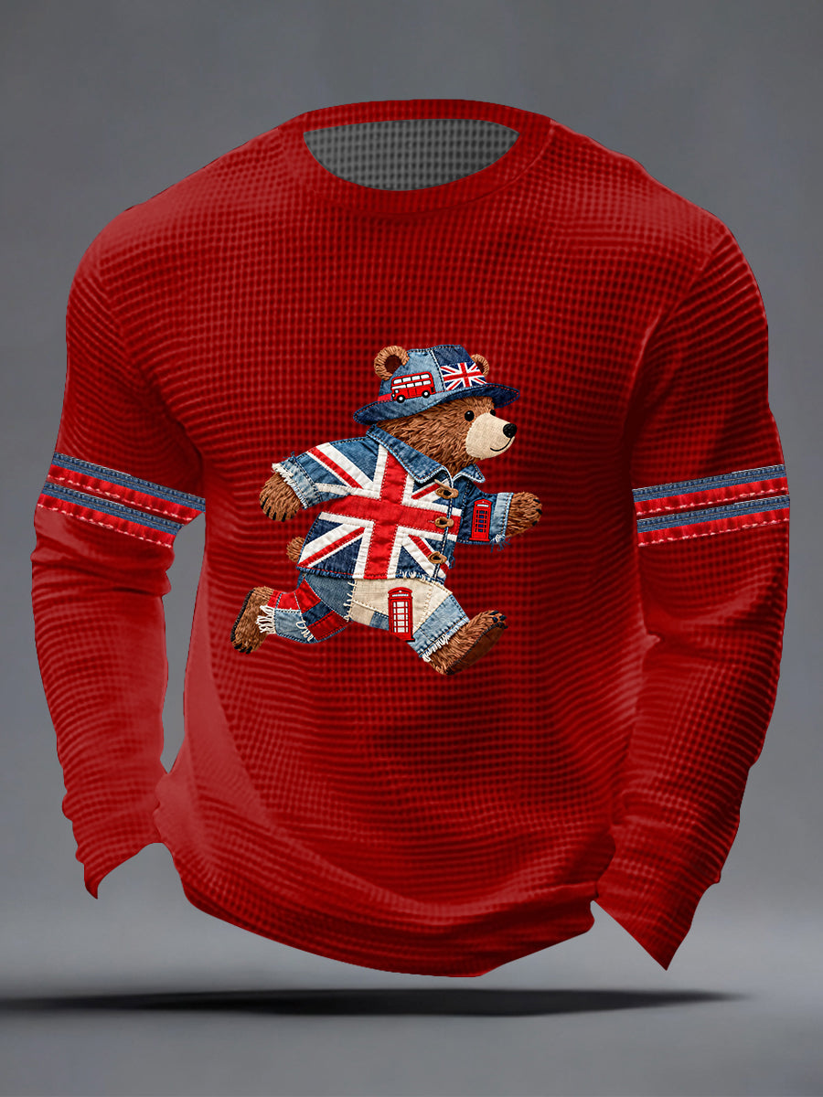 Men's British Style Waffle Top