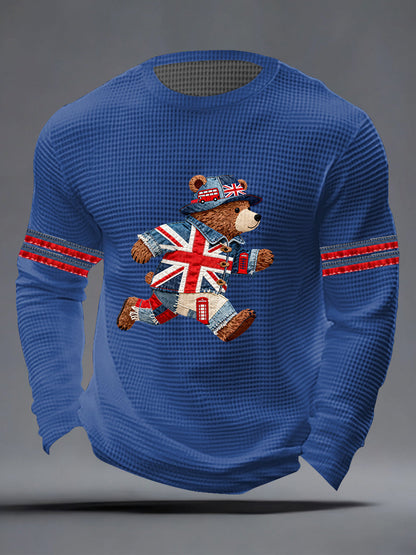 Men's British Style Waffle Top