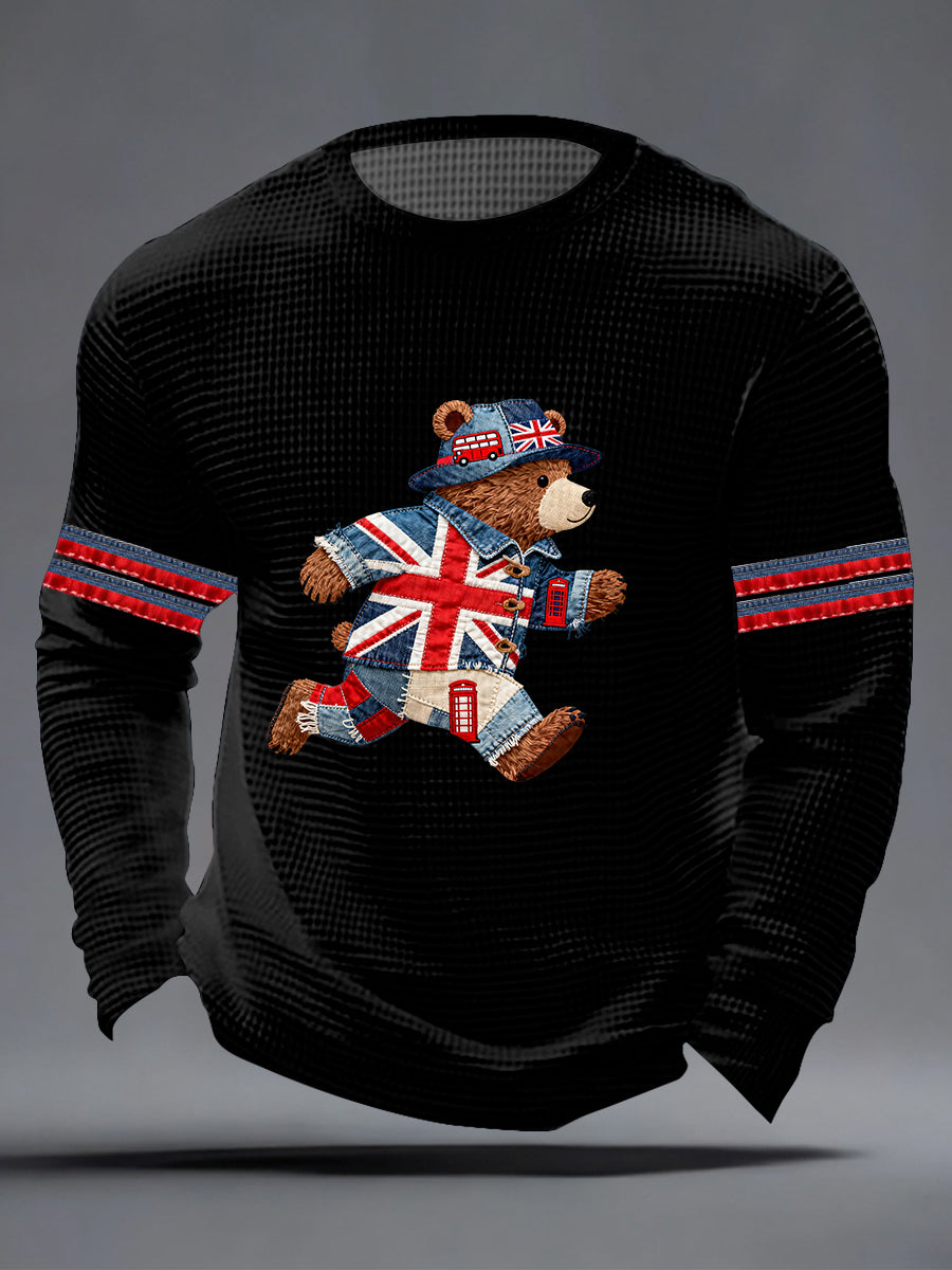 Men's British Style Waffle Top